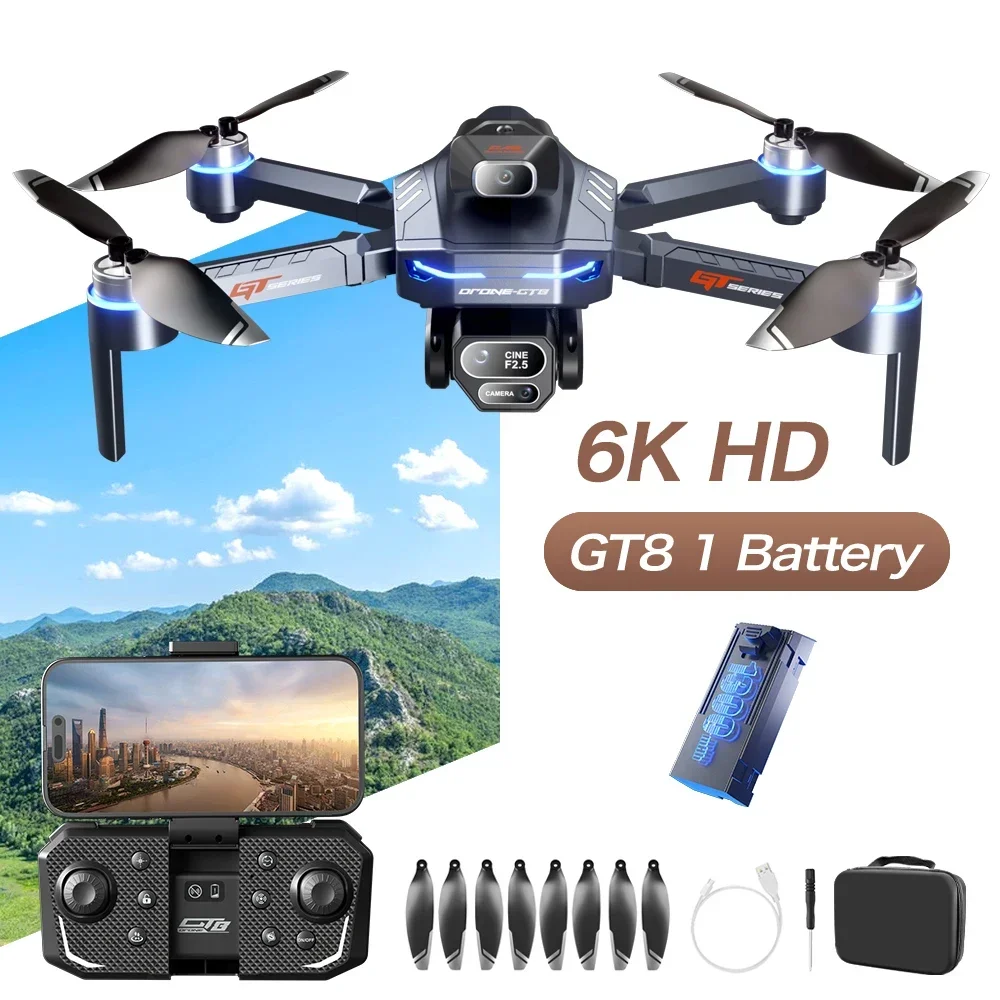 

new GTR8 obstacle avoidance front and rear three camera aerial photography brushless drone wide-angle high-definition wifi