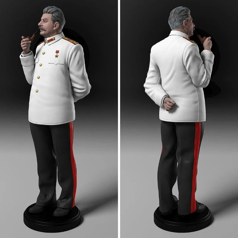 

Наборы моделей из смолы 1/24, 7,5 см, фигурка Сталина, неокрашенная скульптура, без цвета, RW-080