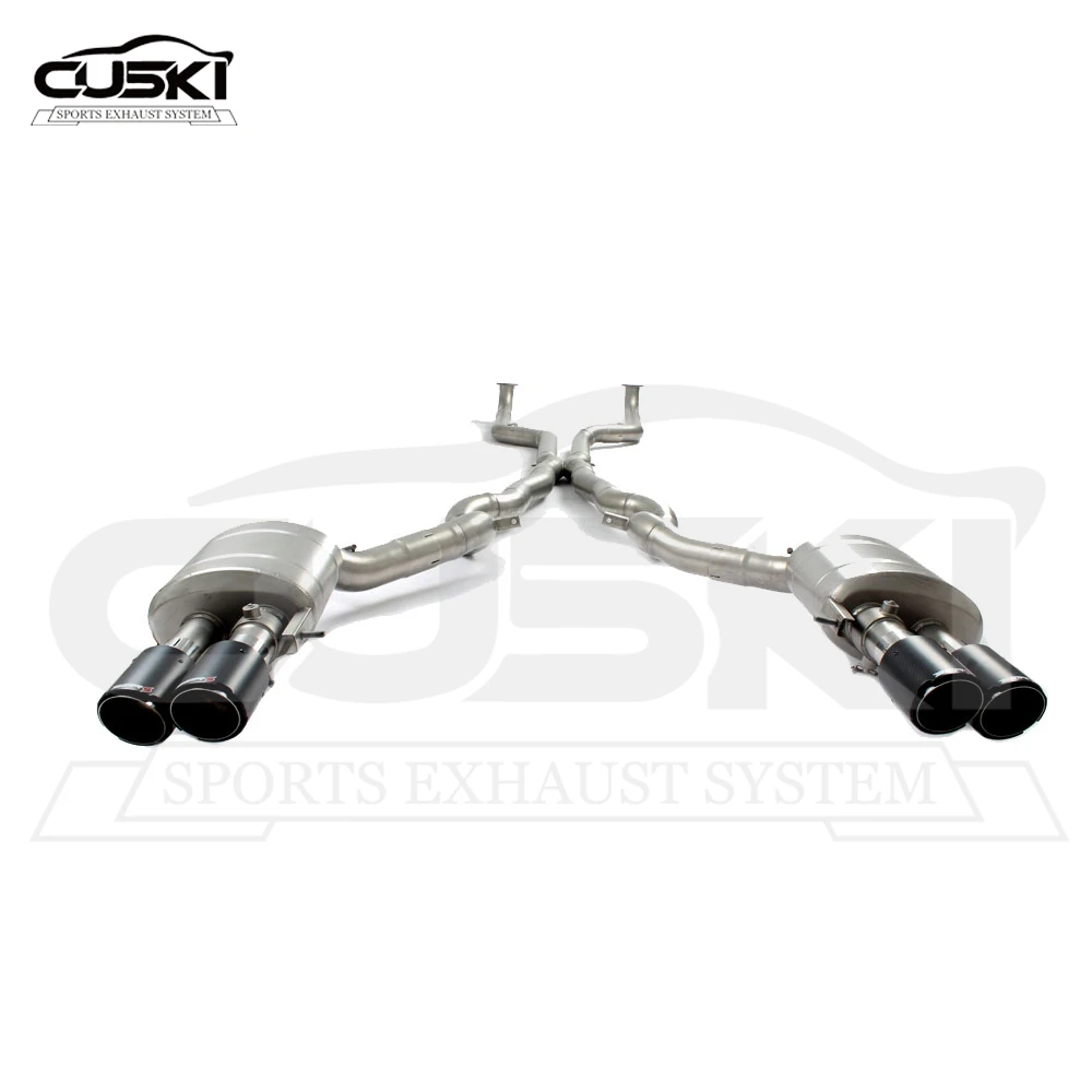 OEM 304 Stainless Steel Catback Exhaust Pipes For BMW M5 F10/F15 4.4T 2011-2018 Performance Valvetronic Catback Exhaust System