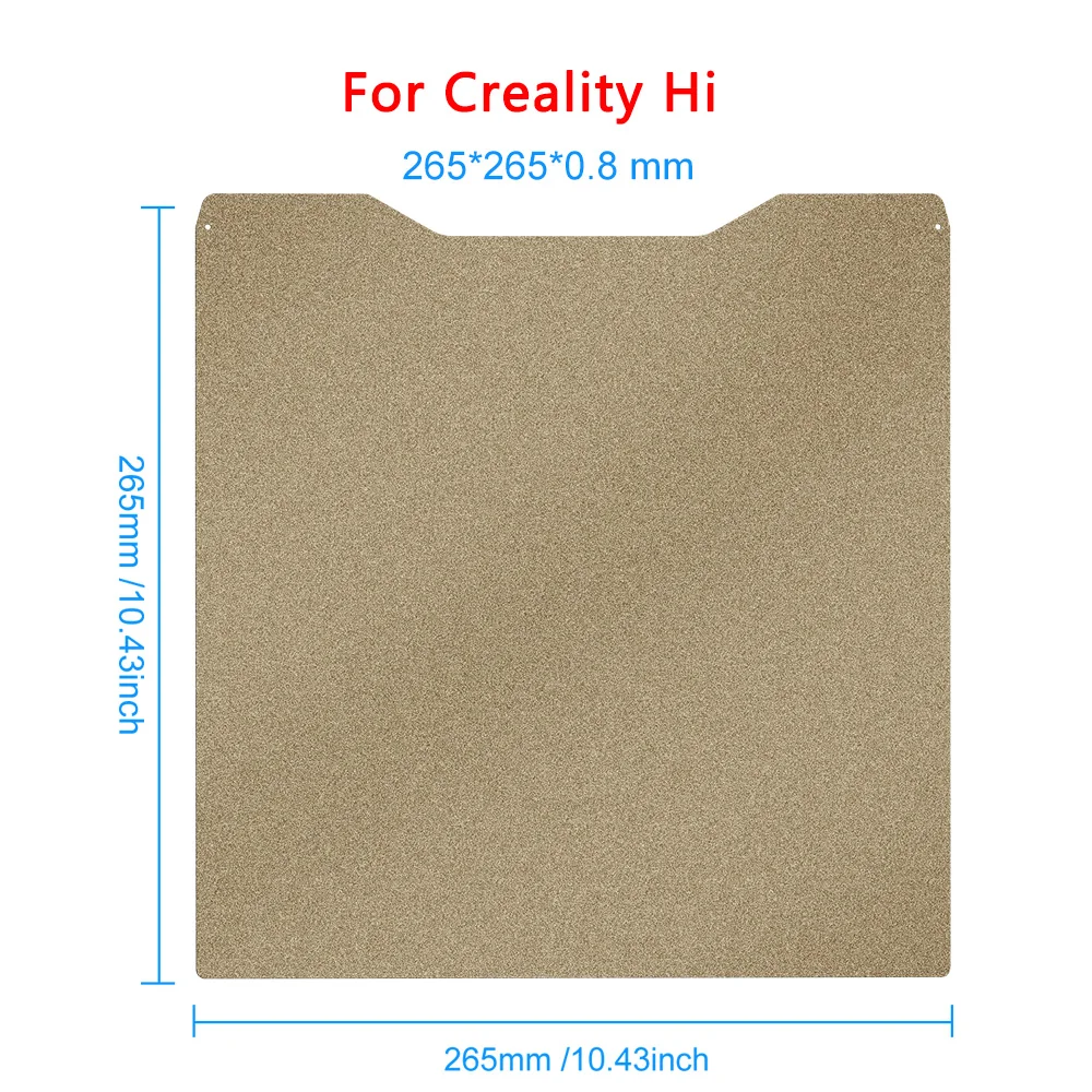 PEI-Platte für Creality K2/K2 Pro/Hi-Build, doppelseitige Federstahlplatte mit Struktur, Ersatzteile für 3D-Drucker-Heizbett – Detail 10