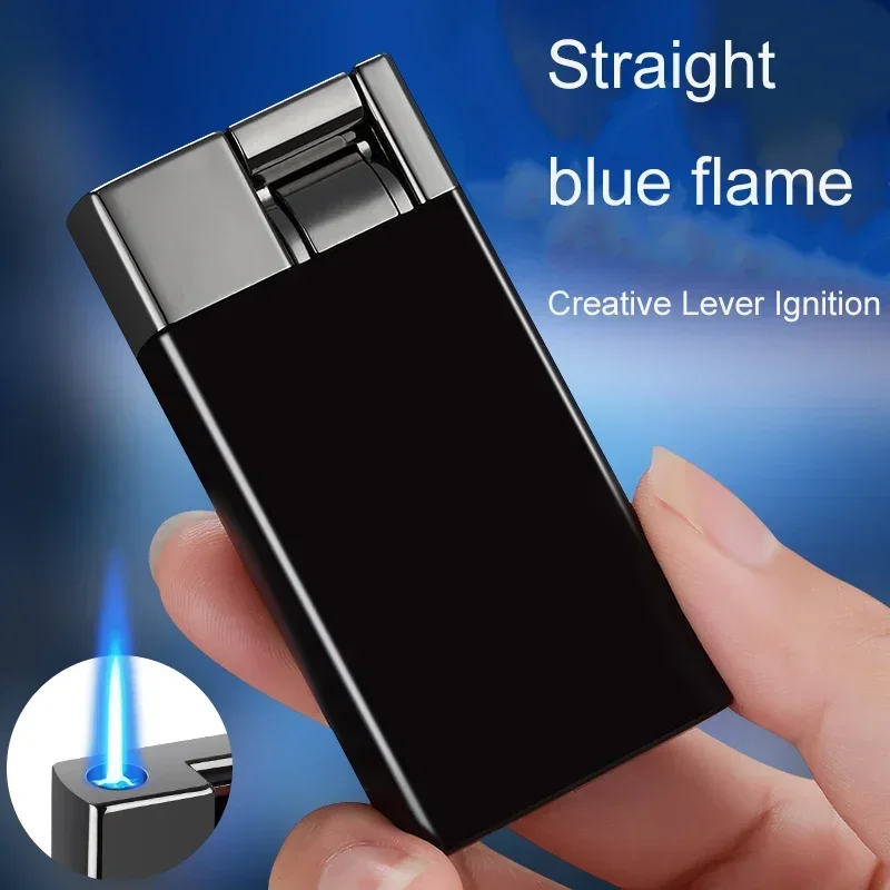 

Wholesale Custom Inflatable Torch Lighter Triple Jet Flame Cigar Lighter with Cigar Knife/refillable Butane Gas