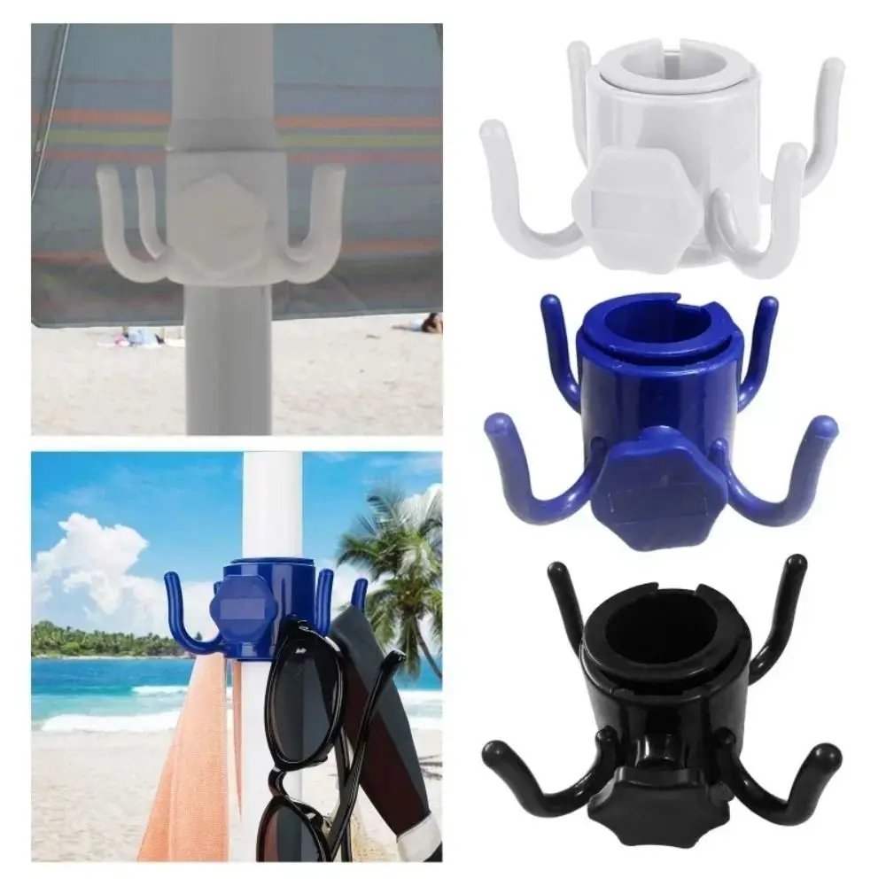 Outdoor Beach Umbrella Hooks Hanger Space-saving Useful Sun Umbrella Storage Holder Wear-resistant Versatile Four-corner Hook