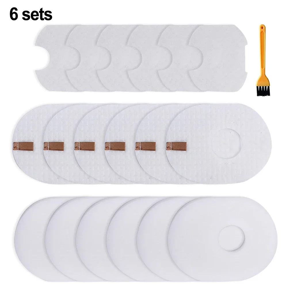 Picture 5: White Vacuum Cleaner Filters Easy Install Vacuum Filter Sets Appliance Filter Replacement Easy Installation Efficient Filtration