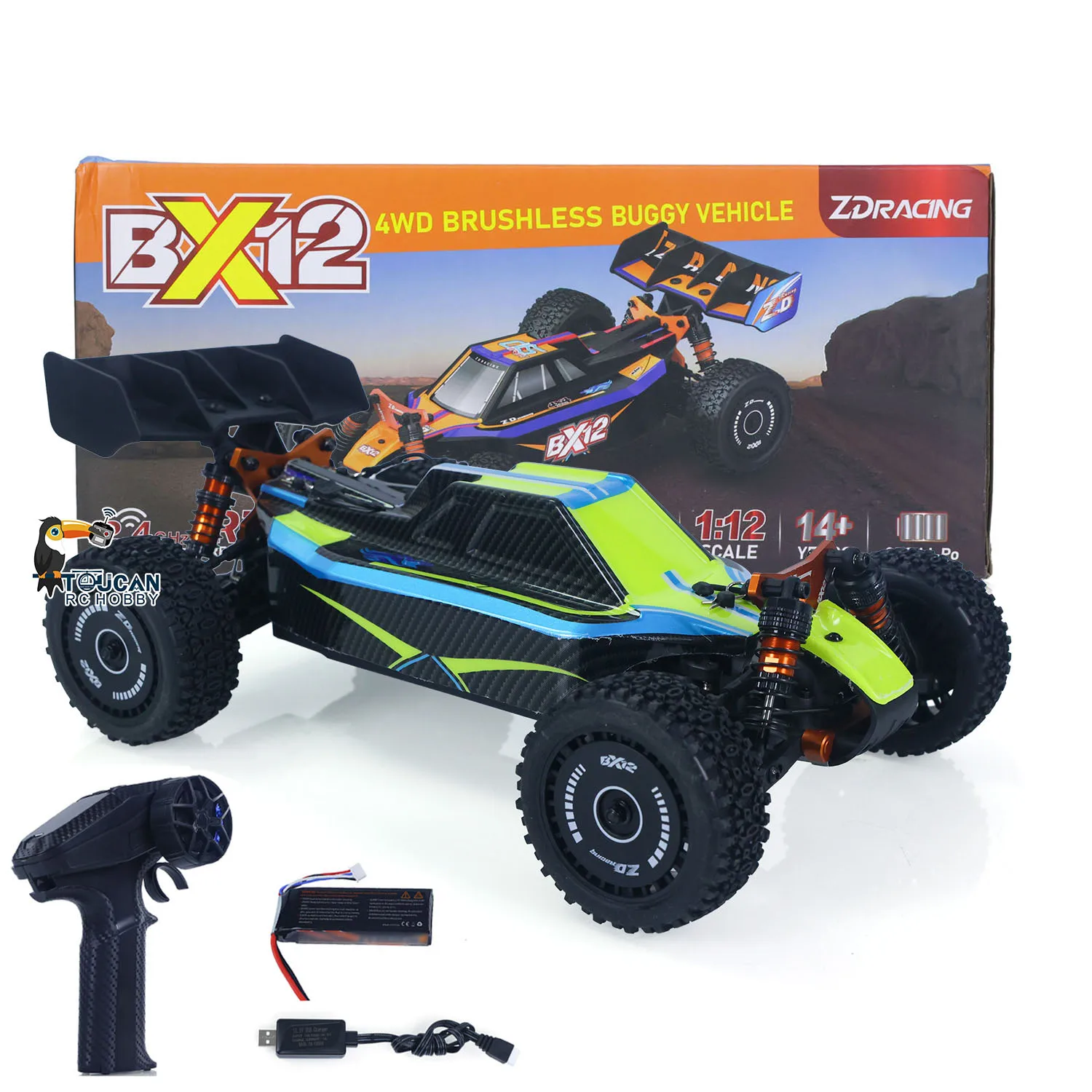 

ZD Racing Car 1/12 4WD Remote Control Off Road Car BX 12 2845 Brushless Motor Metal Drive Shaft RC Dfiting Vehicle Toy for Boys