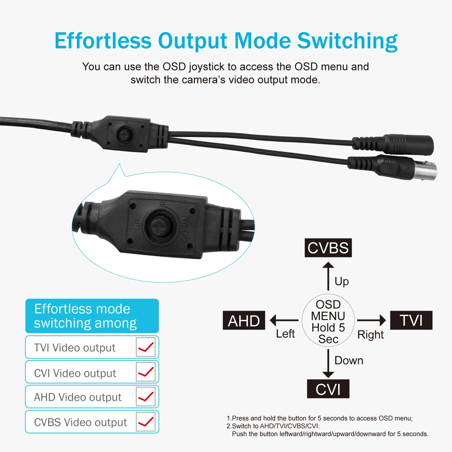 ANNKE-cámara de seguridad tipo bala 4 en 1, dispositivo de vigilancia CCTV con visión nocturna a todo Color, 1080P, 2MP, IR claro