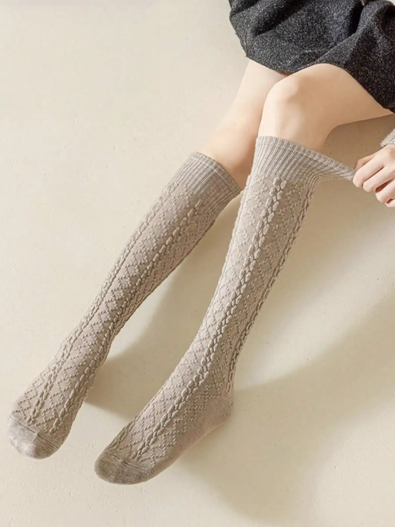 1/3/6 أزواج من جوارب العجل النسائية العصرية لفصلي الربيع والخريف، جوارب طويلة للتخسيس، ناعمة ومريحة، جوارب Jk على طراز المدرسة، طراز Y2K، جوارب منزلية، جوارب مكتبية، مناسبة للارتداء اليومي