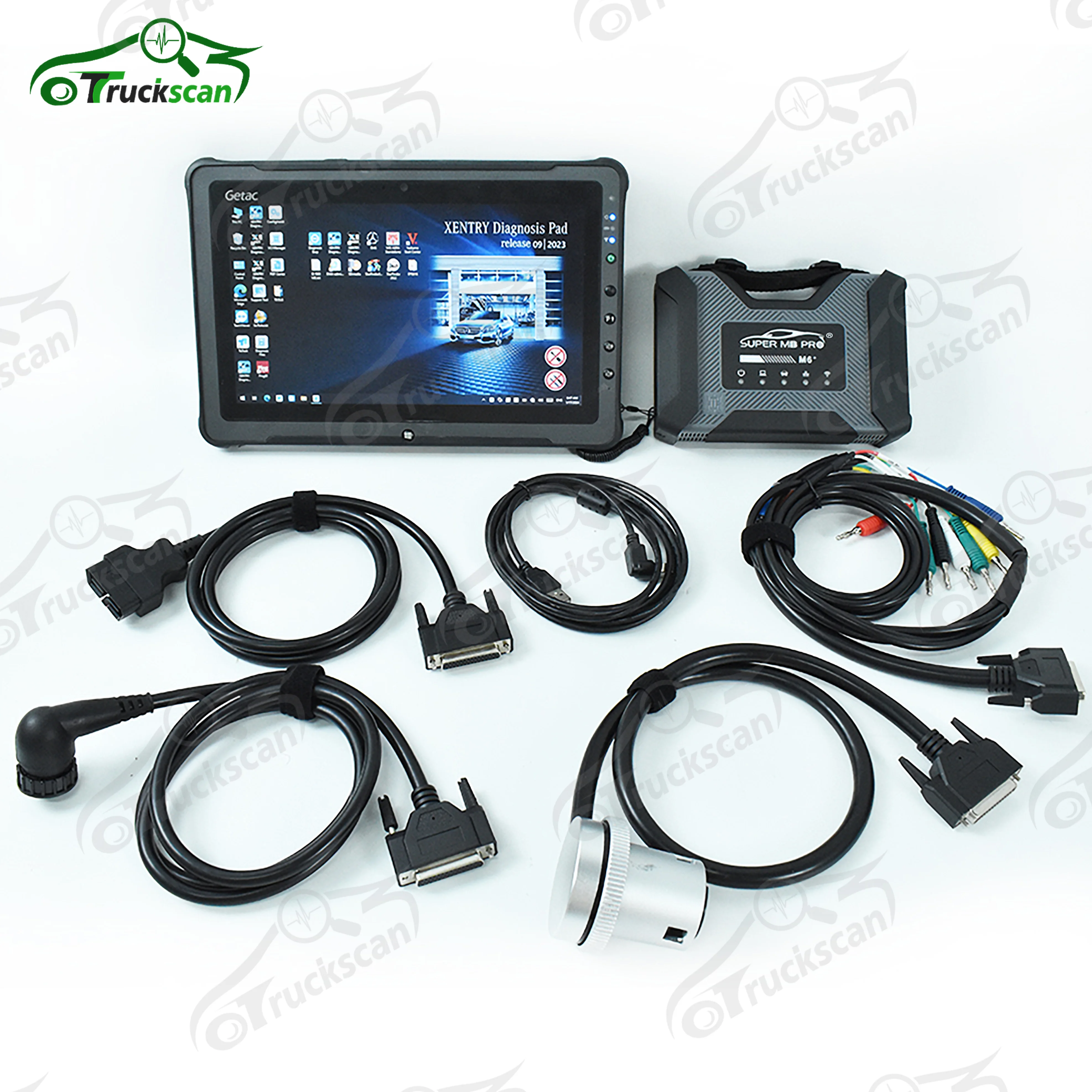 Newest SUPER MB Pro M6 Diagnosis V CI with Multiplexer XENTRY for Benz Car Truck Diagnostic Tool and F110 Tablet