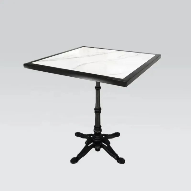 Modern, eco-friendly, durable, waterproof solid wood square dining tables that are easy to clean and suitable for hotels