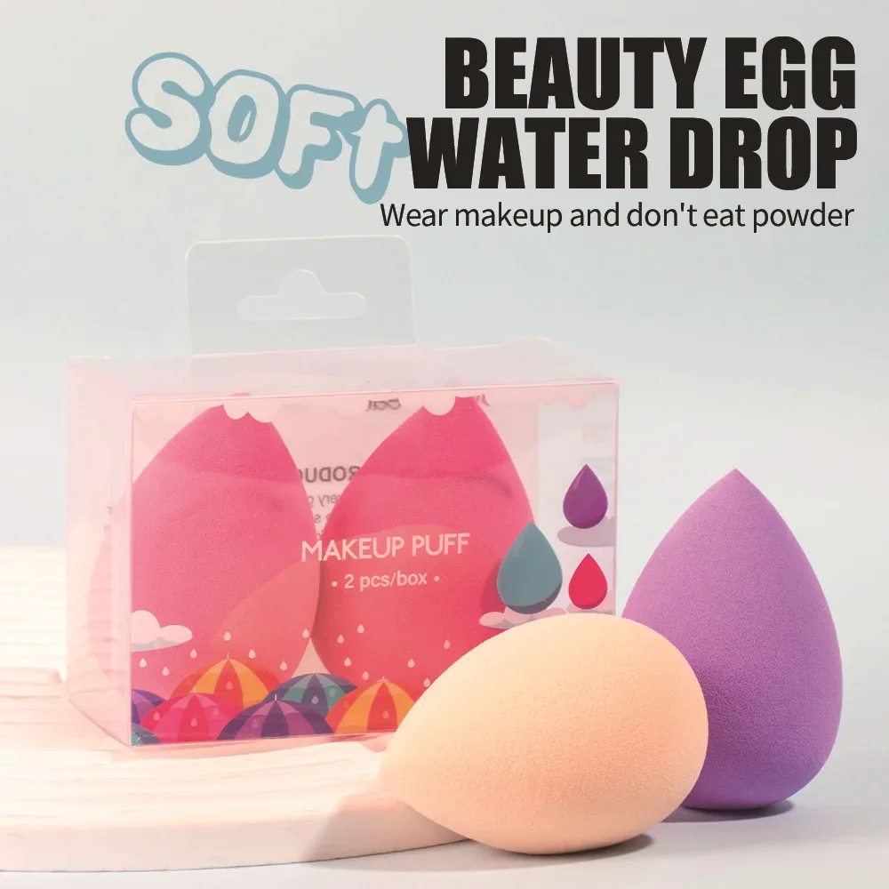 Facial Makeup Tool Liquid Foundation Special Beauty egg Water Drop Gourd Shape Do Not Eat Powder Beauty Puff Makeup Sponge