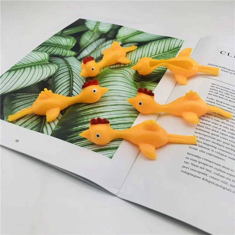 

1 шт., новинка, катапульта, индейка, рогатка, забавные игрушки, практика цыплят, эластичные летающие пальчики, птицы, липкая декомпрессионная игрушка