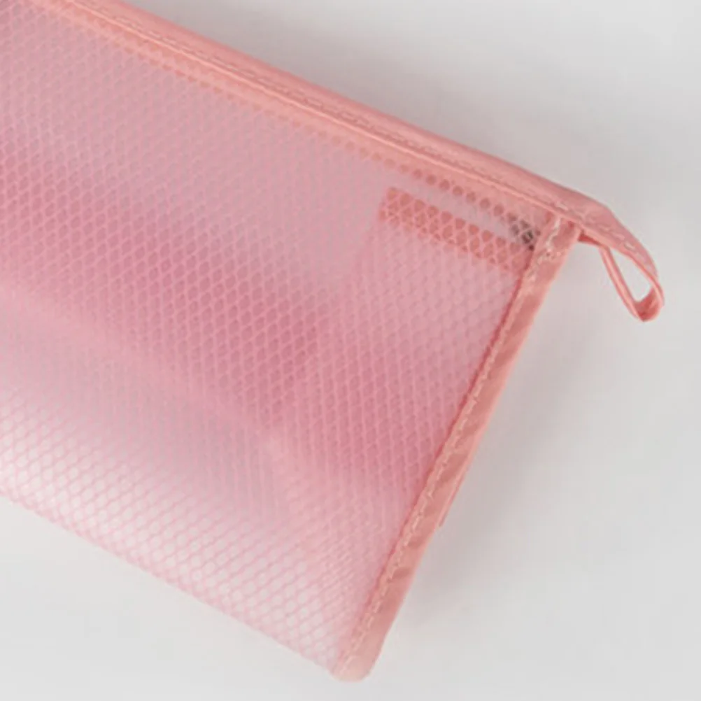 ポータブルトイレタリーバッグ防水トラベルメイクアップポーチオーガナイザーピンクウォッシュバッグ軽量大容量収納