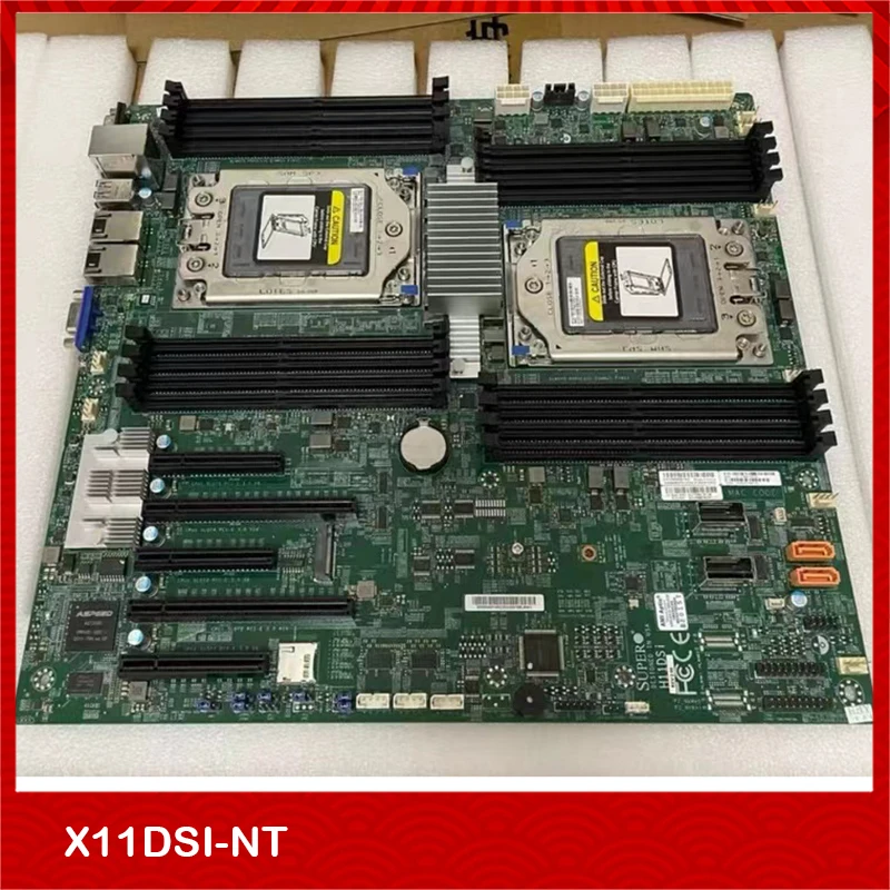 

Оригинальная двухсторонняя серверная материнская плата для Supermicro для X11DSI X11DSI-NT E-ATX DDR4, нет в наличии