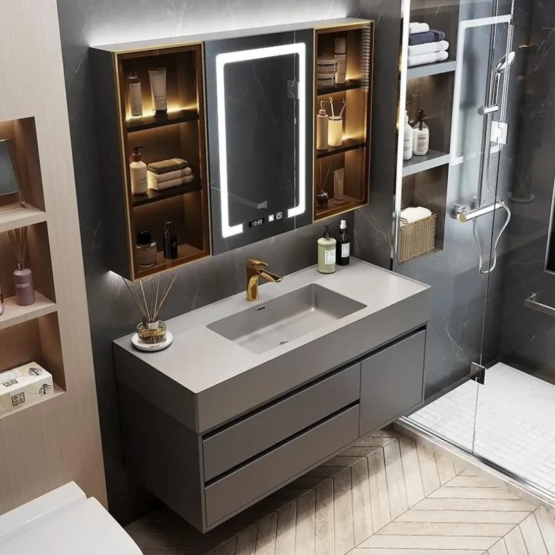 

Высококачественный компактный шкаф, зеркала для ванной комнаты, роскошное зеркало, полка для хранения, шкафчик, мебель Mueble Lavabo