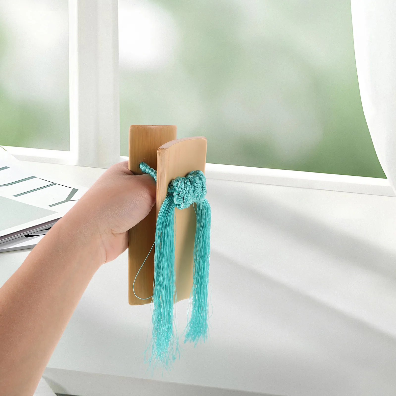 

Allegro Bamboo Board Percussion Instrument Accessories Adult Musical Castanet Child Clappers Noisemakers