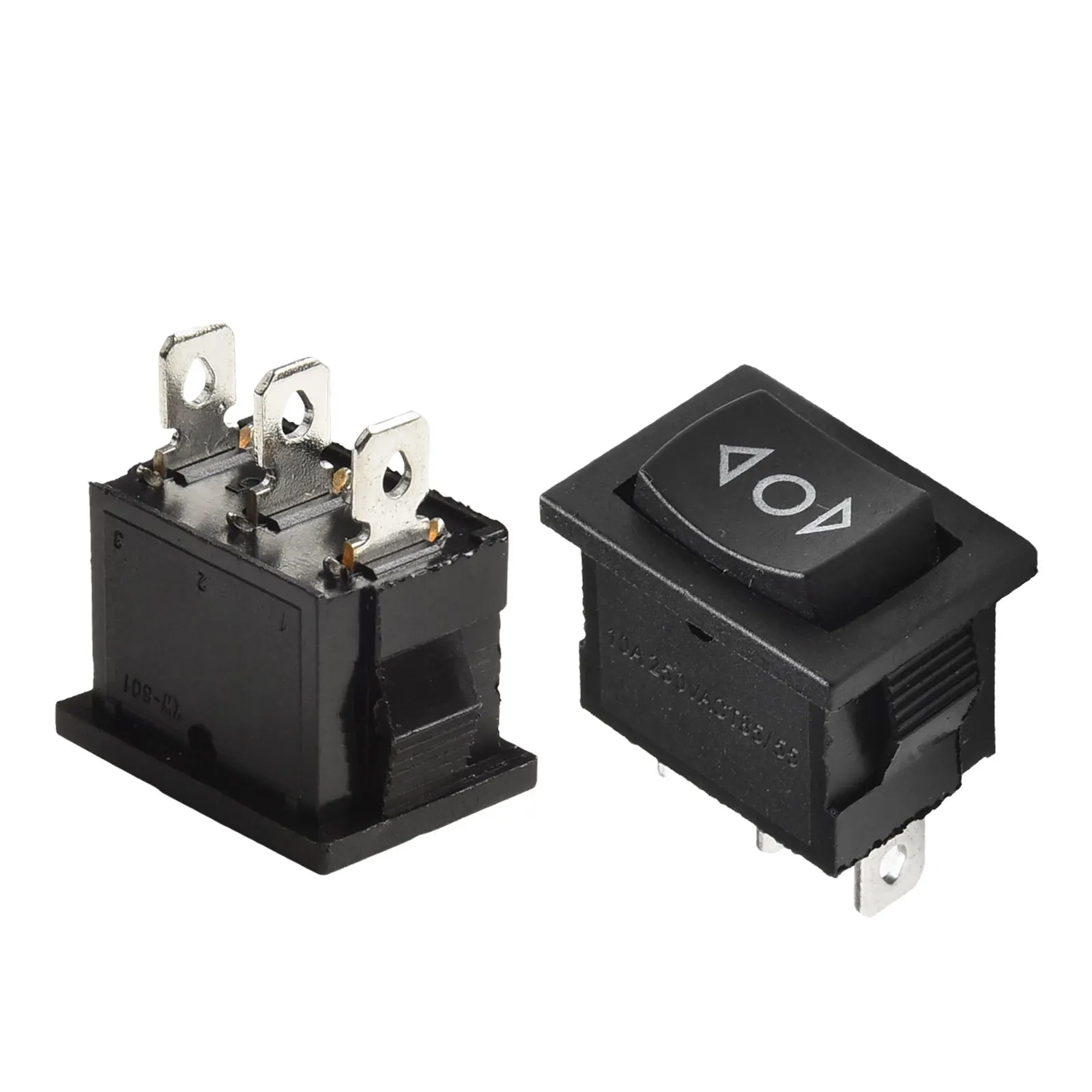MOMENTARY ONOFF Direction Rocker Switch 3 Pin 21x15mm 3A Suitable for Left Right Control and Electronic DIY Applications