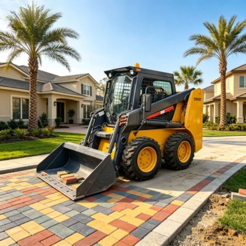 Discount Skid Steer Loader with Tilting Bucket 8/10/12 Inch Auger EPA Engine Mini Loader Skid Steer Loader