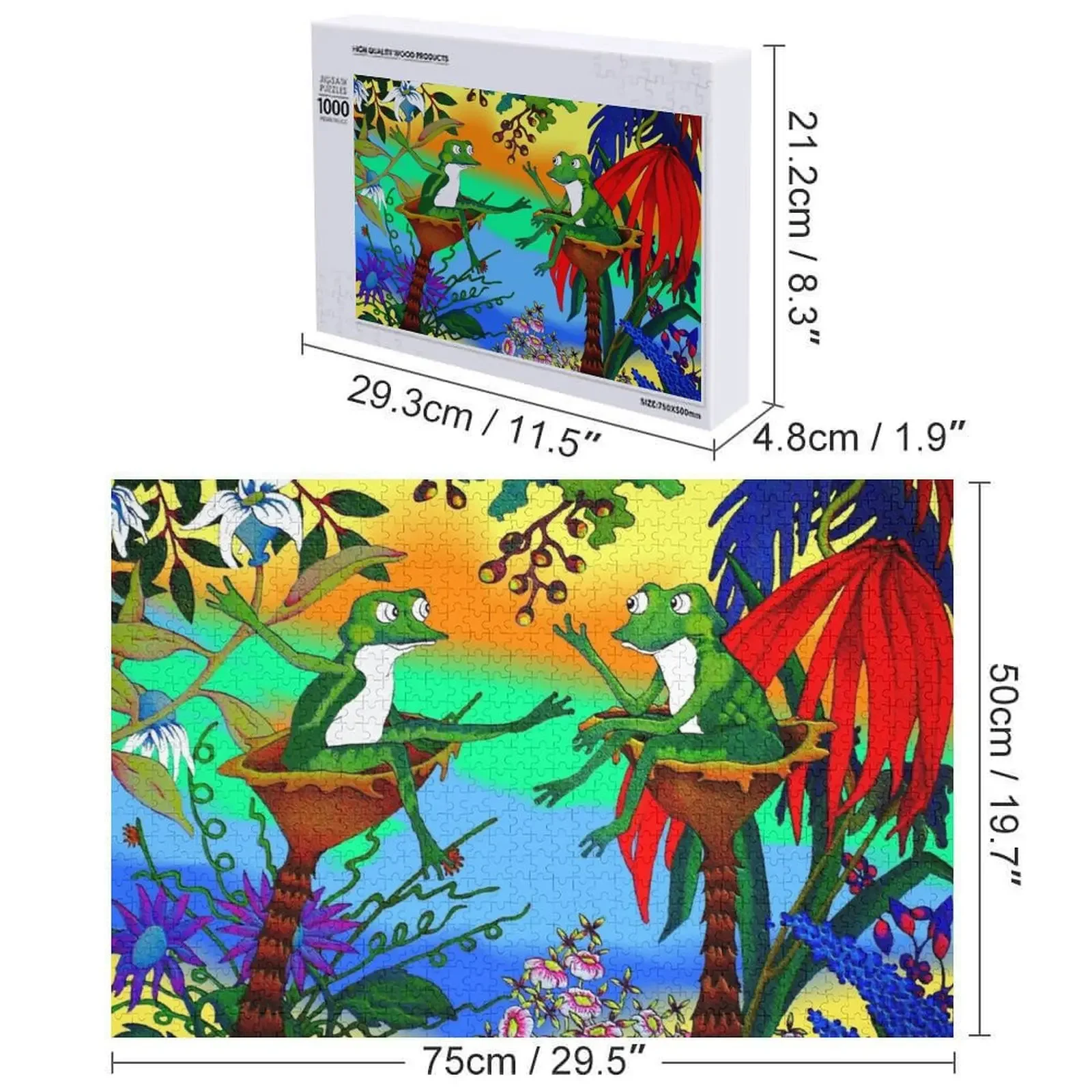 Chat rana Puzzle doganale con foto Nome personalizzato Giocattolo per bambini Nome personalizzato Puzzle giocattolo personalizzato per bambini