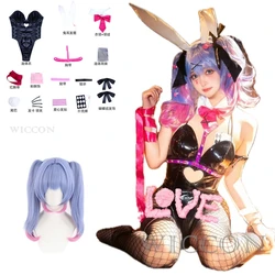 Project Sekai Colorful Stage Rabbit Hole Cosplay Wig Heat Resistant Role Play Idol Vtuber Headwear Halloween cosplay Bunny Girl