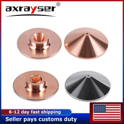 Axrayser Laser Nozzle Fiber Cutting Machine Single Double Layer D28 D30 32mm for Raytools Precitec