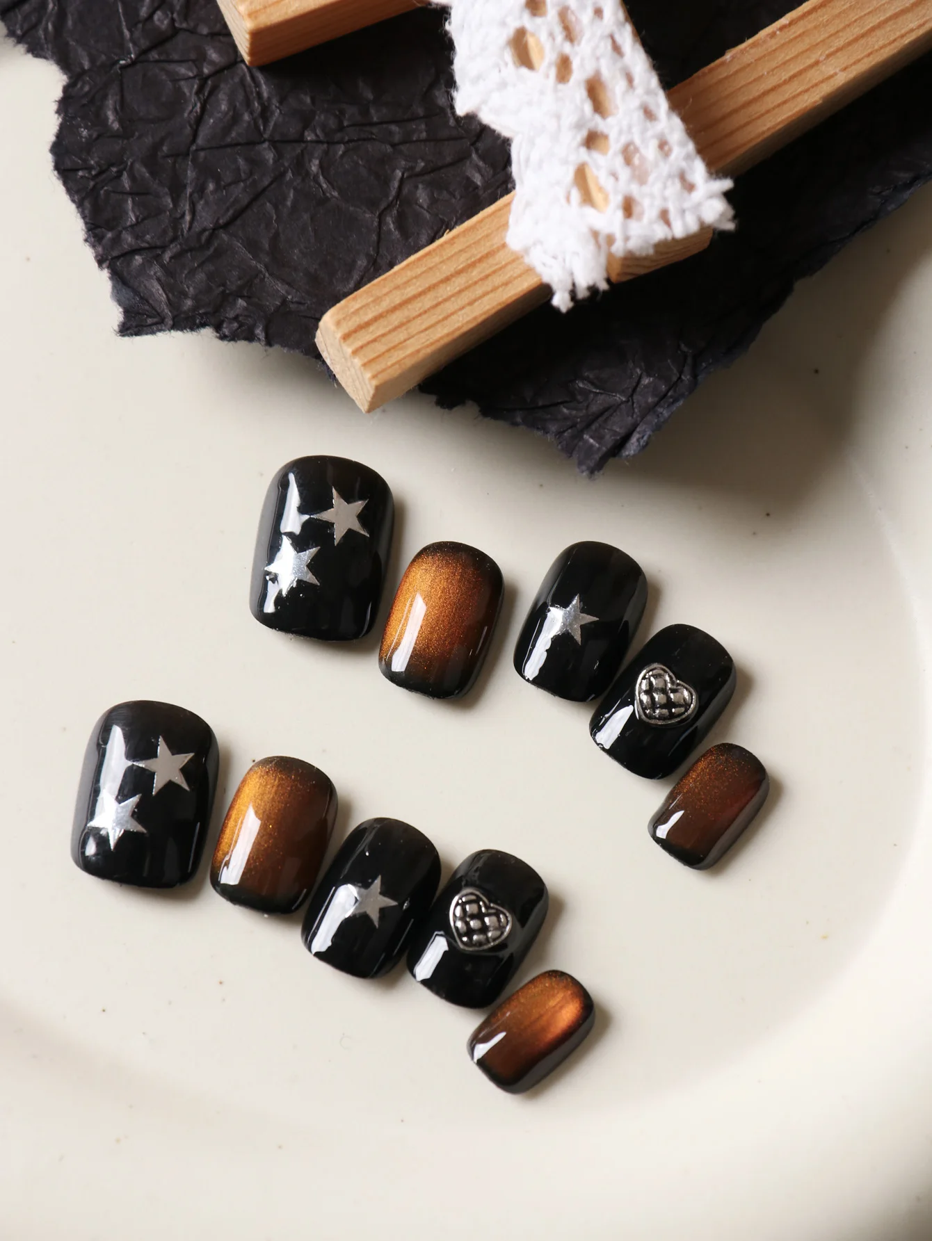 10Pcs Press On Nail…