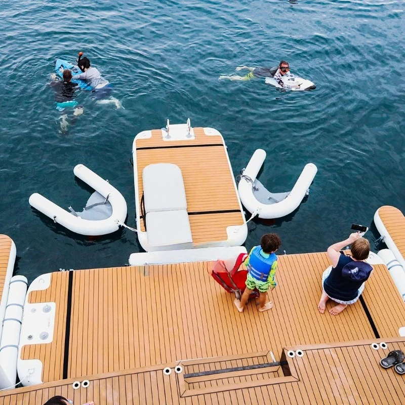 

Плавающий понтон, водный реактивный лыжный док, надувная яхта, островная док-станция, поплавок для воды, воздушный понтон, надувная док-станция, платформа
