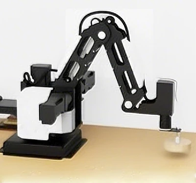 Intelligent Robotic Arm System with Compact Design for Light Automation in Logistics Packaging and Small Part Production Lines