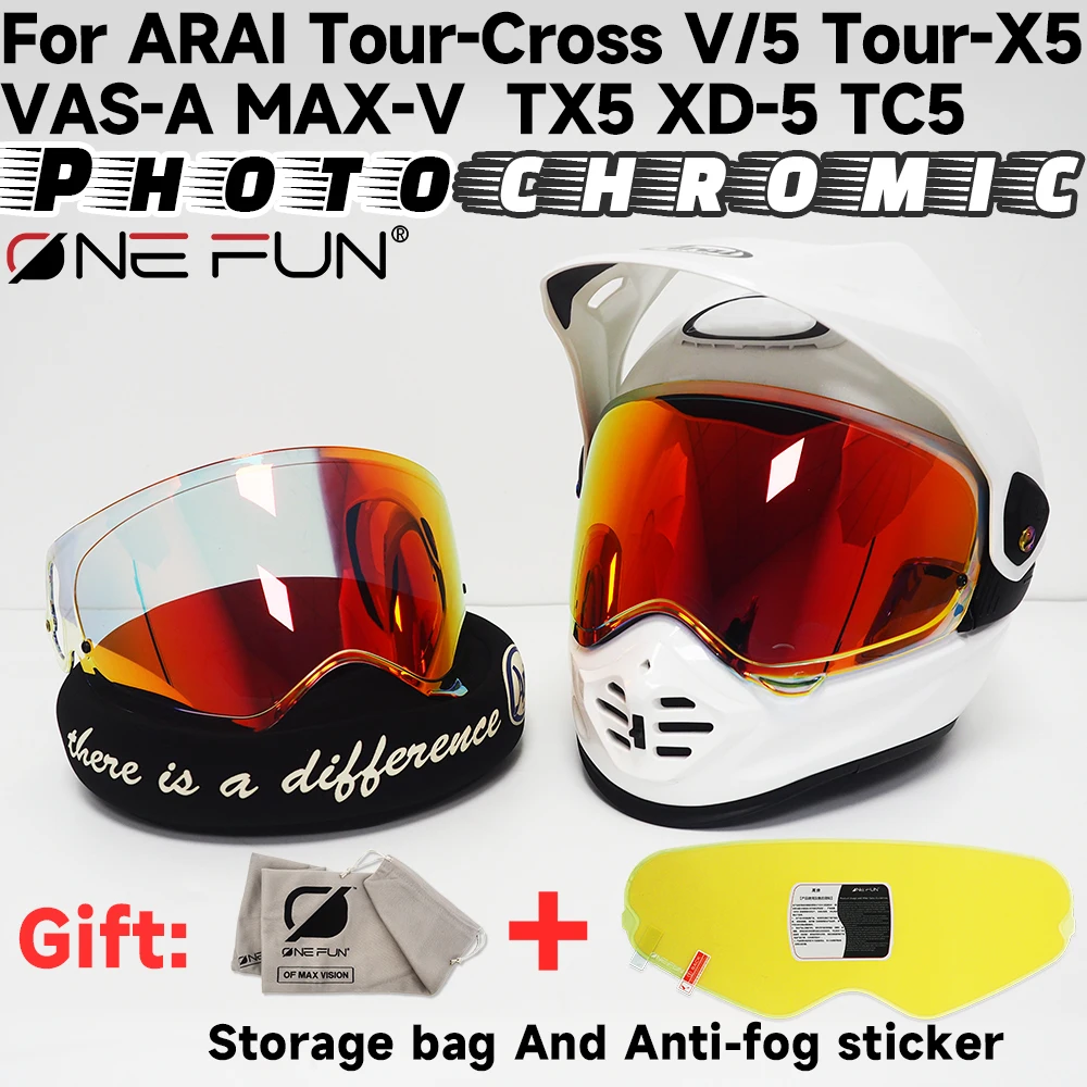 Photochromic Visor for Ar and ai Tour-Cross V/5 Tour-X5 VAS-A MAX-V  TX5 XD-5 TC5 Helmet Visor Replacement,Motorcycle Helmet