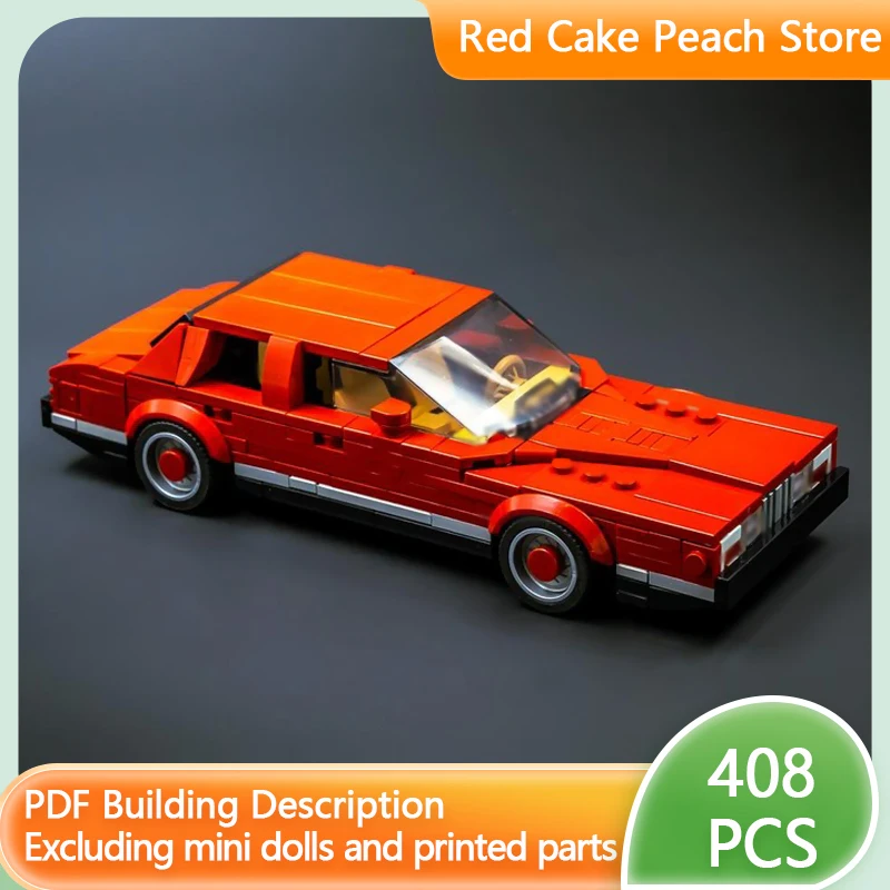 

Speed Racing Car Model MOC Building Bricks Full-Size Luxury Sedan Modular Technology Children Holiday Gifts Assemble Toys Suit