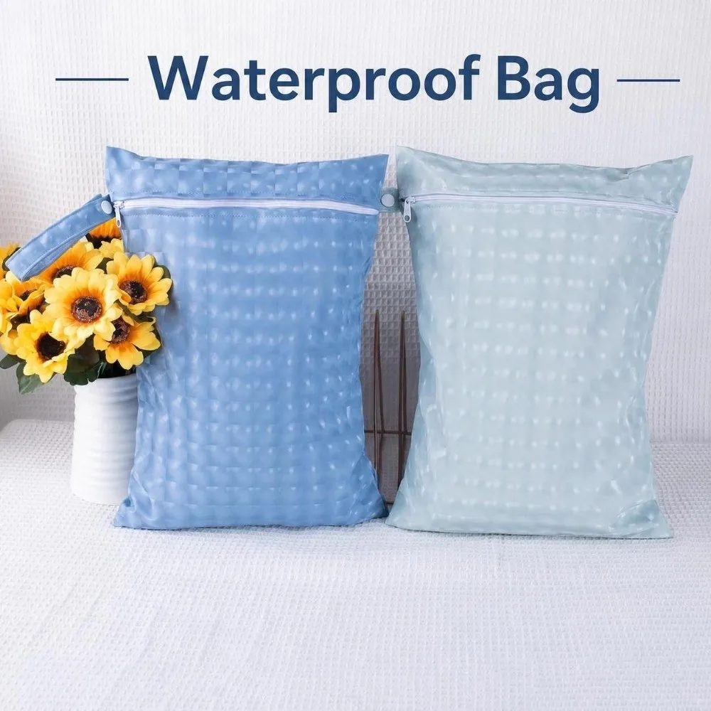 Large Capacity Swim Wet Bag Waterproof Lining Leak-Proof Design Swimwear Storage Bag Durable PU Waterproof Swim Bag Beach Pool