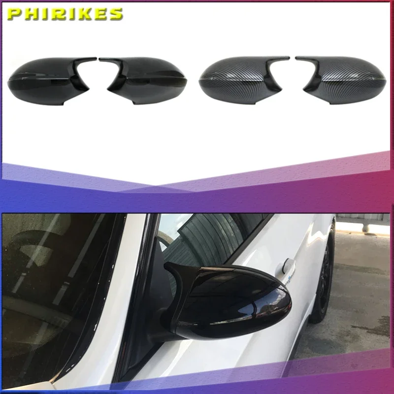 

Car Side Door Rearview Side Mirror Cover Cap For BMW E90 E91 E92 E93 M3 Style E80 E81 E87 Auto Parts styling