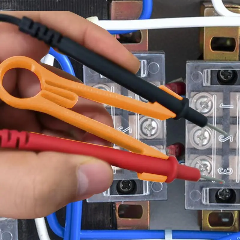 Sondas medidoras ergonómicas, Clip, multímetro, soporte de prueba, herramienta de sujeción, suministros de alimentación de prueba eléctrica, herramienta de reparación de una mano