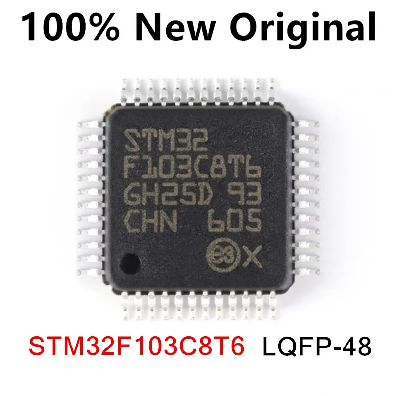 5-10PCS/Lot STM32F103C8T6 LQFP-48 New original 32-bit microcontroller MCU STM32