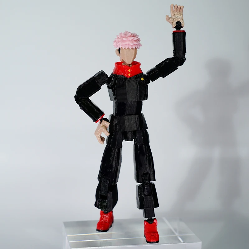 3D 인쇄 Jujutsu Kaisen Ryomen Sukuna 애니메이션 멀티 관절 Shapeshift 장난감 액션 피규어 마네킹 모델 장식품 선물