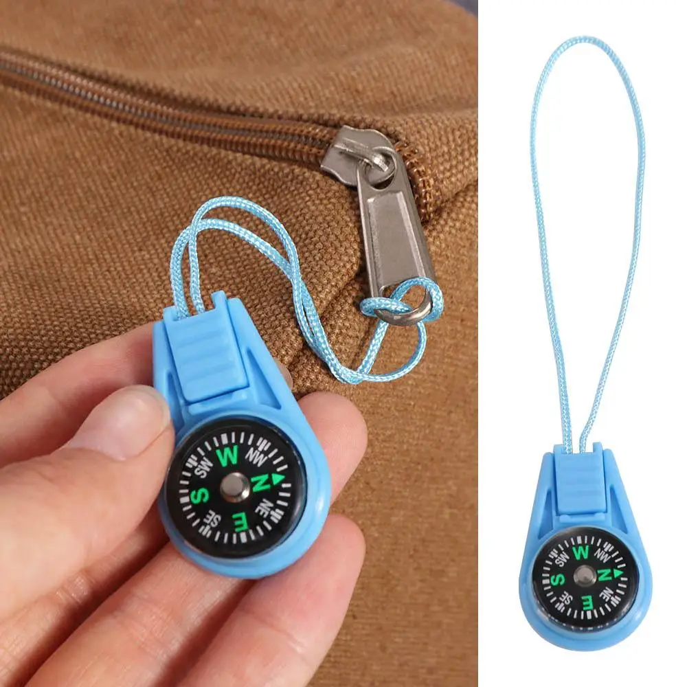 Mini Compass Waterproof Mini Survival Compass Multifunctional Portable Lanyard Compass Keepsake Durable Hiking Compass Outdoor