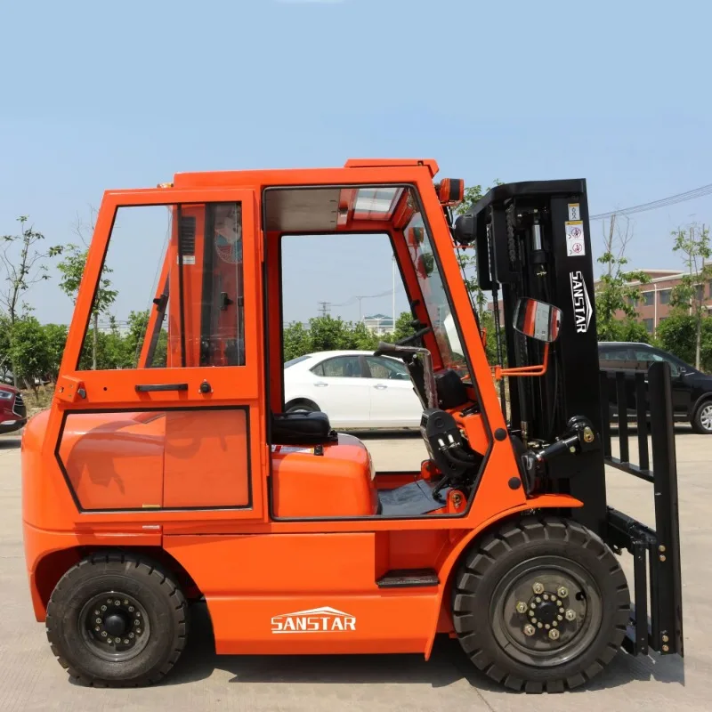 New Forklift Truck diese 3 Ton 3.5 Ton 3.8 Ton with Cabin for Warehouse Handling and Heavy-duty Tasks