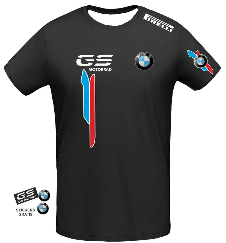 

Men's Summer BMW Motorrad GS T-shirt Available in All Sizes Car Enthusiast Man Gift Car Lovers Round Neck Quick-drying