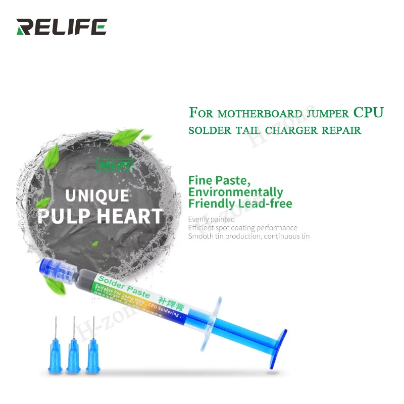 RELIFE low temperature lead-free solder paste needle tube solder for motherboard jumper CPU solder tail charger repair RL-405