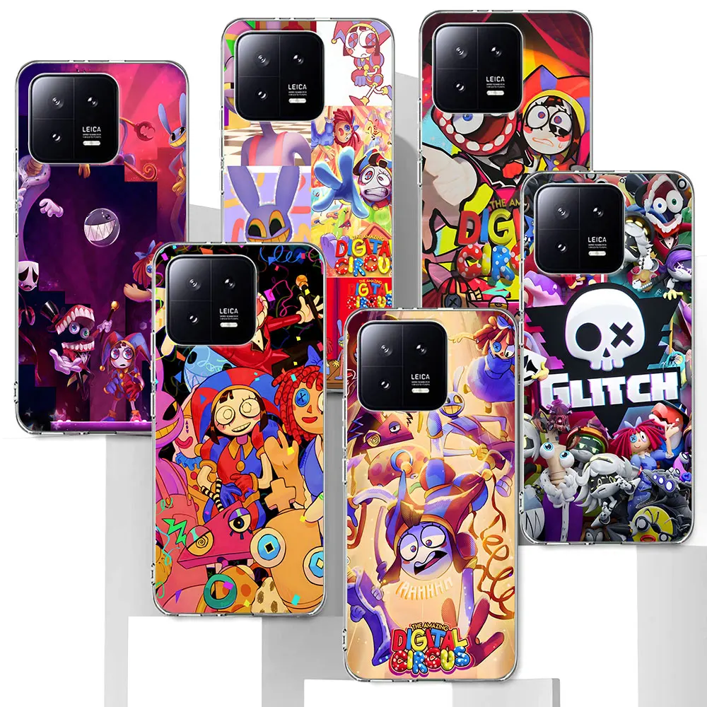 The Amazing Digital Circus Jax Case for Xiaomi Mi 11T 13 6X A2 12 12X 8 12T 10T A3 CC9E 11 11i 5X A1 Transparent TPU Phone Cover