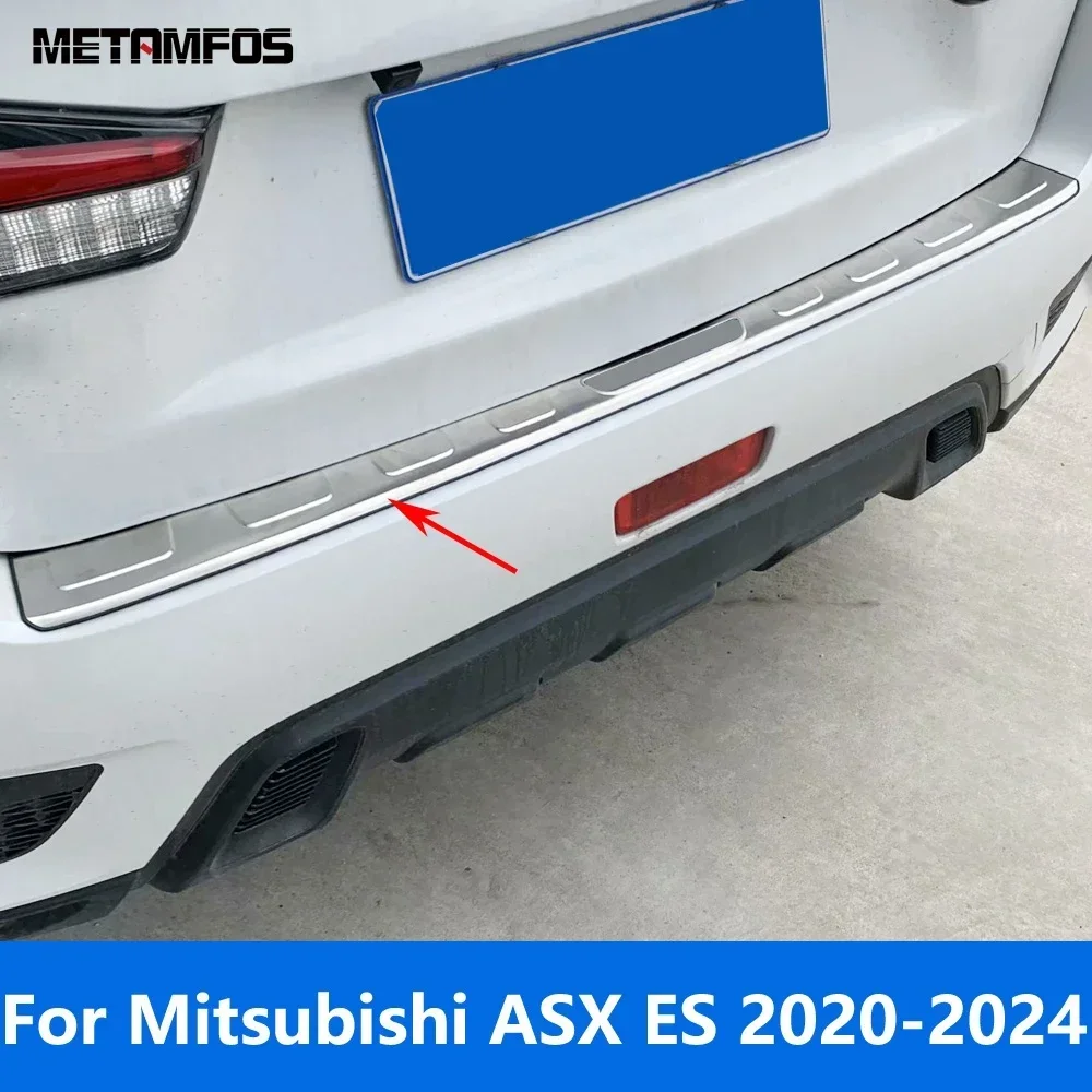 

Для Mitsubishi ASX/RVR/Outlander Sport ES 2020-2023 2024, задний бампер багажника, накладка на порог, защитная пластина, аксессуары