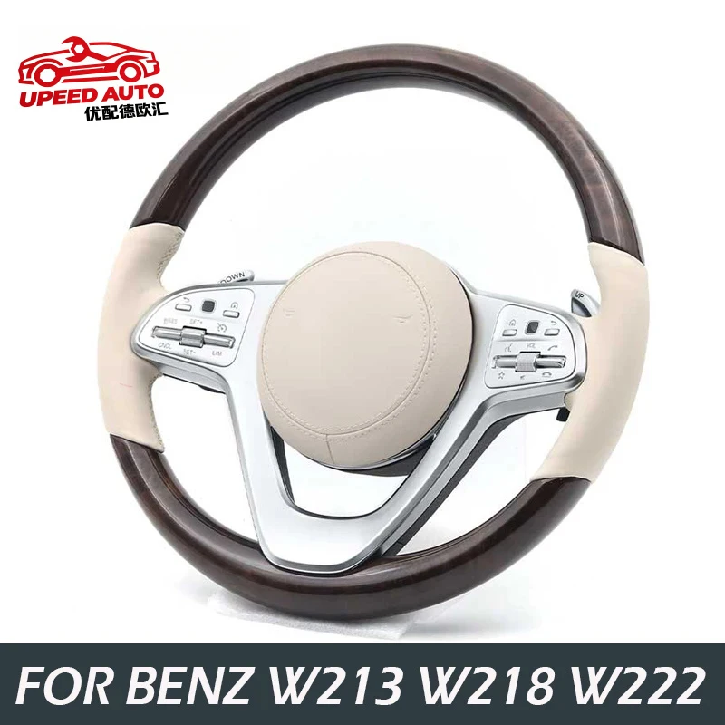 

For Steering Wheel Peach Wood Mercedes Benz Maybach W204 W205 W212 W213 W221 W222 W223 W167 W177 GLA GLK GLC Car Accessories