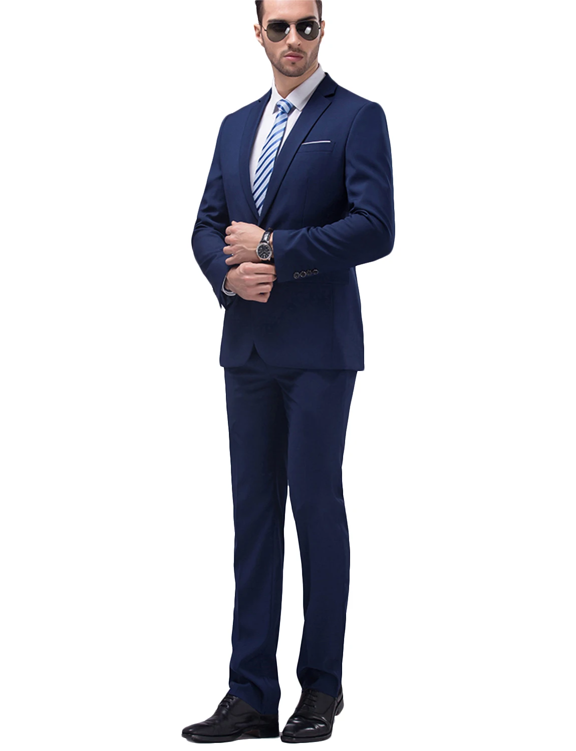

Men's Two Pieces Suit Peak Label for Wedding Party Tuxedos