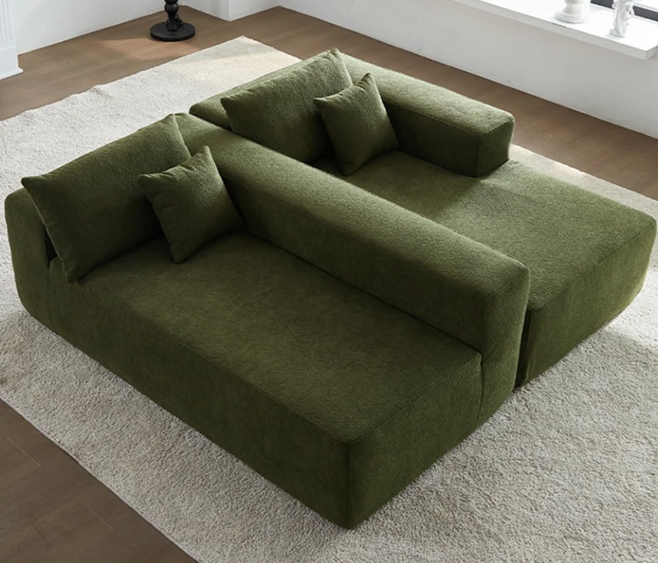 Factory Wholesale Vacuum Compression Sofa Bed Convertible Sleeper Bed with Pillow Memory Foam Folding Sofa Bed