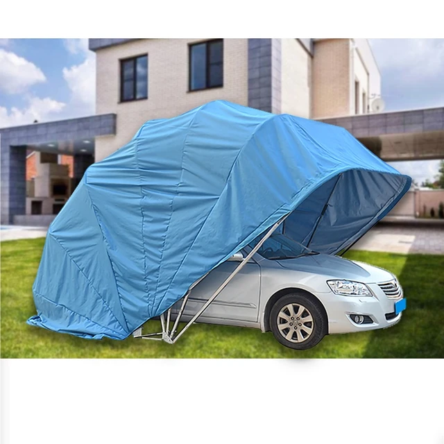 Outdoor car tent cover folding carport car canopy garages port tent foldable car canopy garages canopies carports AliExpress