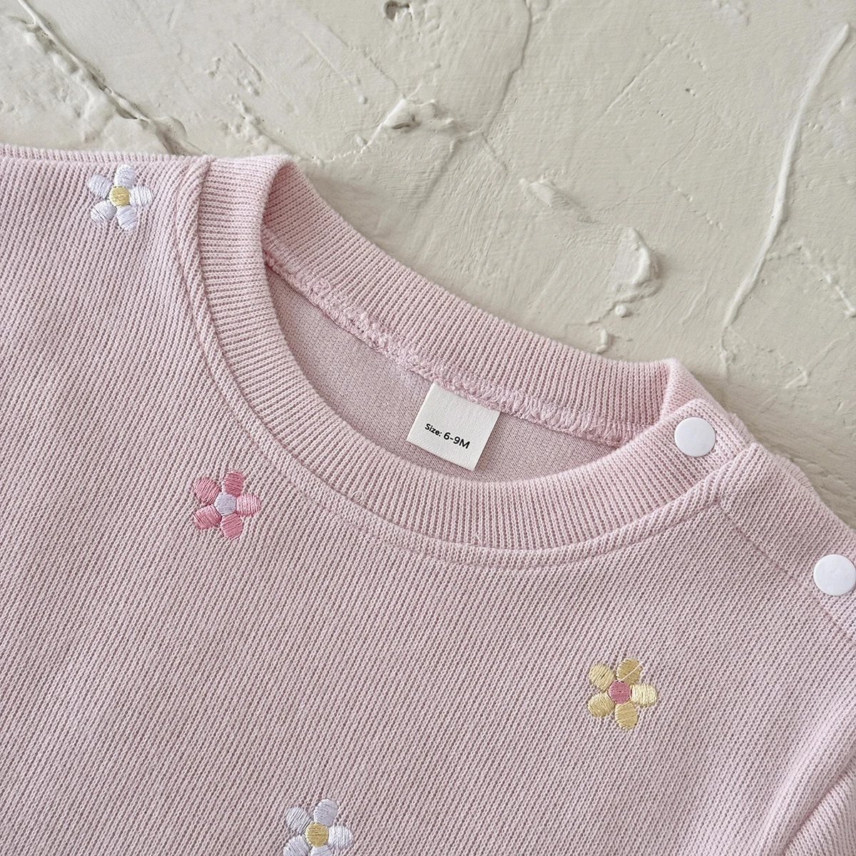 Frühling Herbst Babykleidung Mädchen Kleinkind Outfit Sets Langarm Dick 2-teilig Rosa Blumenmuster Baby Kinderkleidung Trainingsanzug 0-3 Jahre – Detail 8