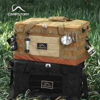 1pc 60L Camping Large Capacity Stove Tableware Storage Bag, Portable Sports Tote Bag For Outdoor Camping Hiking Picnic Travel