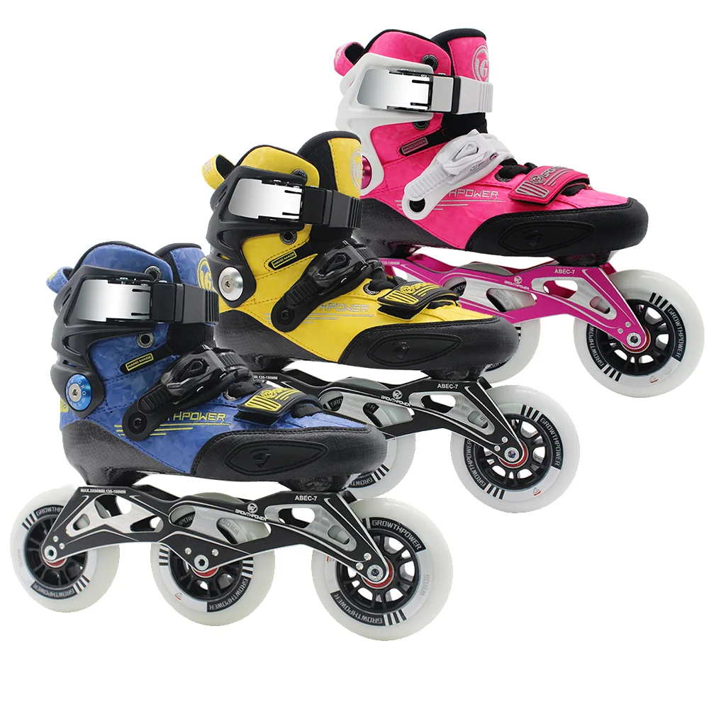 OEM High Quality Breathable Mesh 3 Wheel Inline Skates Speed Skates Inline Professional