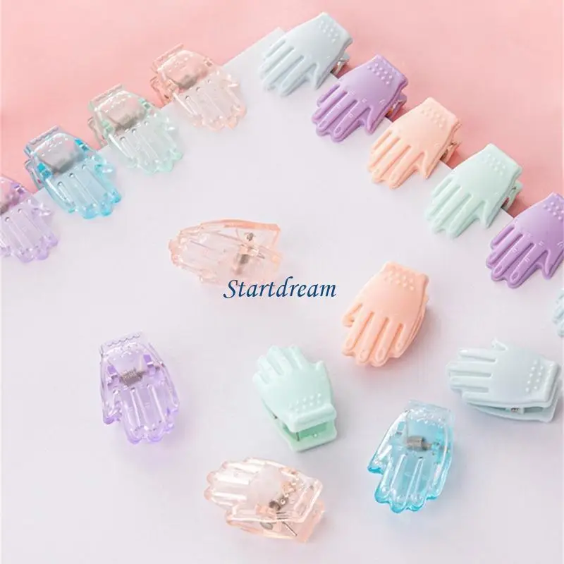 20Pieces Cartoon Paper File Clip Colorful Book Page Clip for Decorating Journal Planner Photo Album Scrapbooking Project K92C