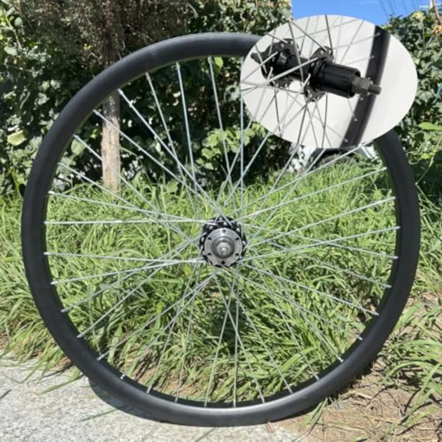 

26" Rear Bicycle Wheel Only fit Cassette Freewheel, 26 inch Rear Bike Rim Double Wall Aluminum Wheel Heavy Duty 12G 36 Spokes f