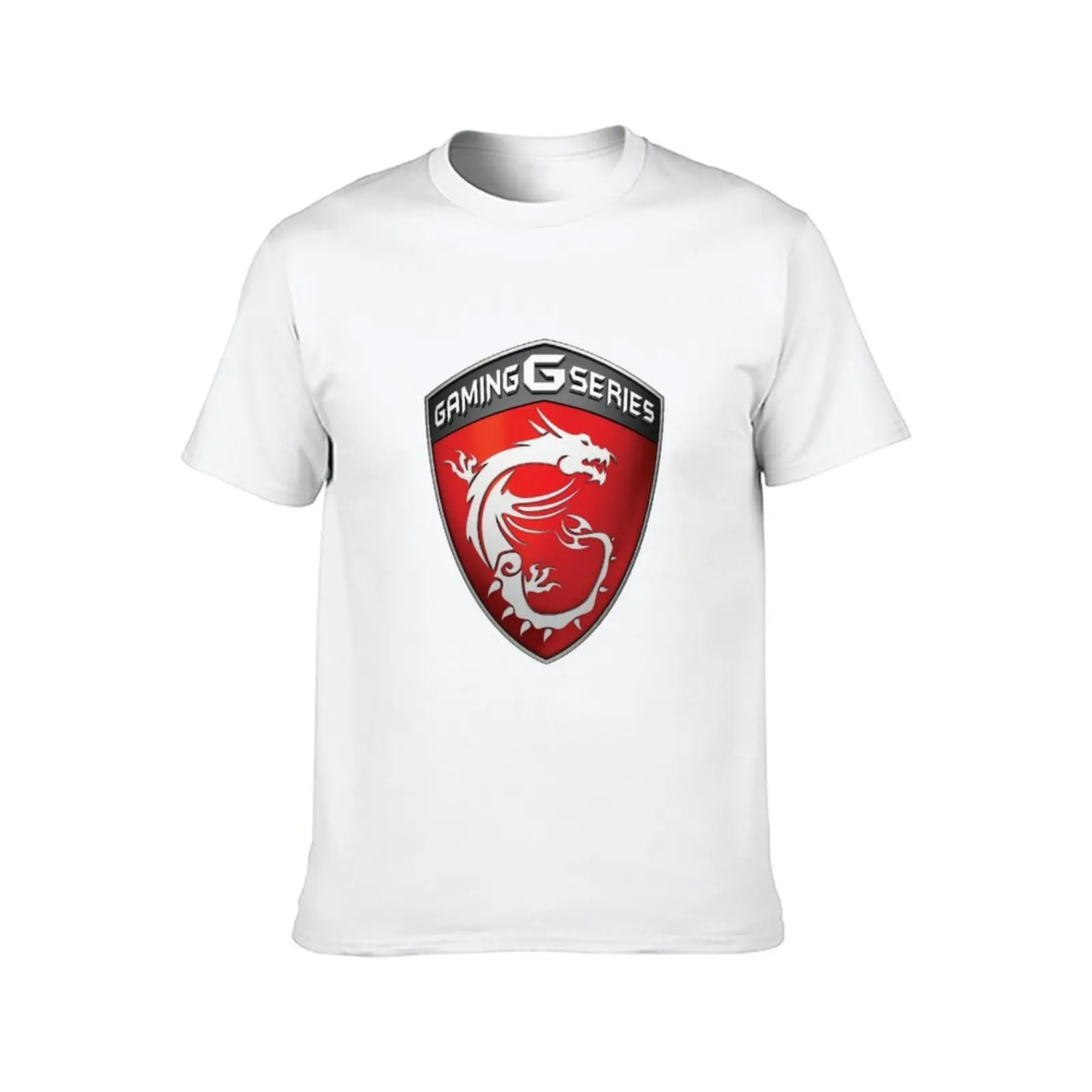 تي شيرت MSI Gaming Logo تي شيرت قطني عالي الجودة تي شيرت رجالي صيفي