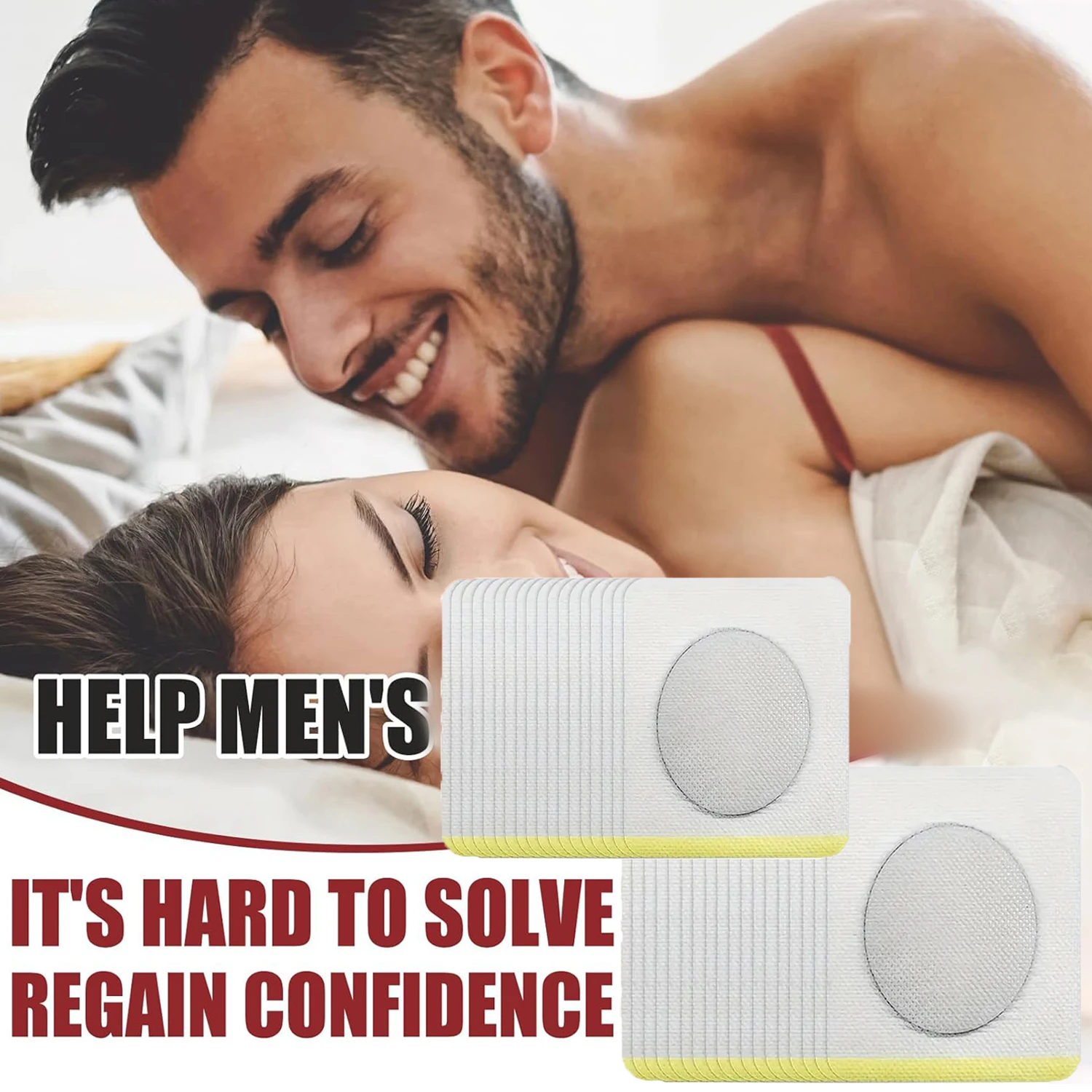 Patch per il potenziamento maschile Prostatite Patch per la prostata Resistenza energetica Booster Sollievo dall'affaticamento Carenza dei reni Migliora il desiderio sessuale